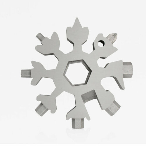 Многофункциональный гаечный шестигранный ключ - Снежинка 18 в 1 Цвет Серый 899₽