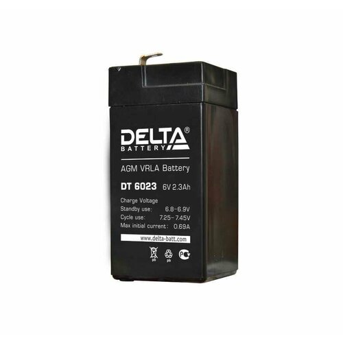 Аккумулятор ОПС 6В 2.3А. ч Delta DT 6023 аккумуляторная батарея delta battery dt 6033 6в 3 3 а·ч