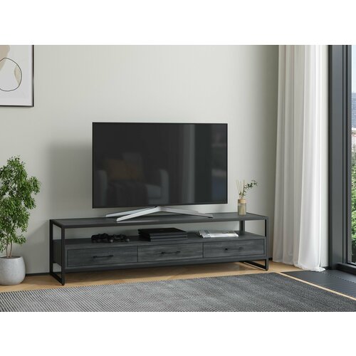 Тумба под ТВ Urban Лофт 01 Черныйсеверное дерево темное 19990₽