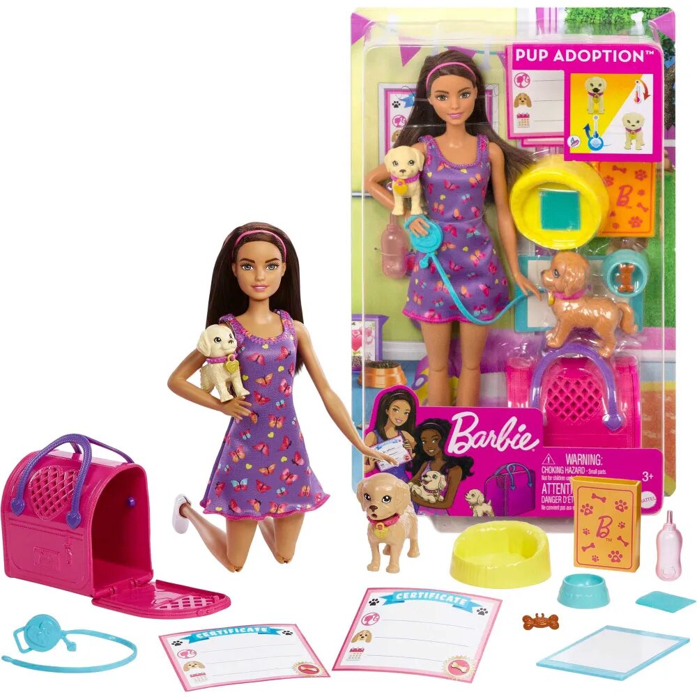 Игровой набор Barbie , Барби и щенки.