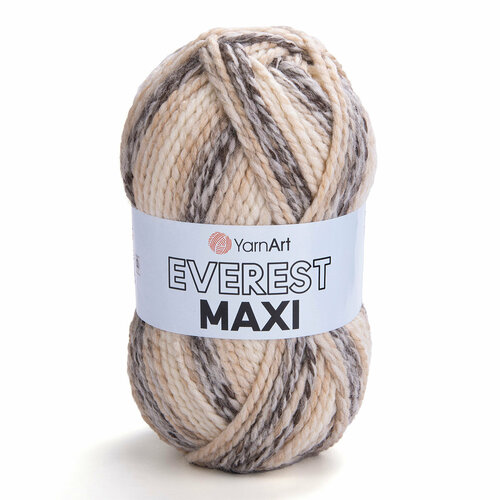 пряжа yarnart everest пряжа yarnart everest 7028 коричневый 3шт упаковка акрил 70% шерсть 30% Пряжа для вязания YarnArt 'Everest Maxi' 200гр 134м (30% шерсть, 70% акрил) (8022 меланж), 3 мотка