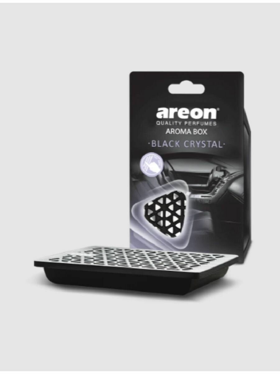 Ароматизатор для автомобиля AREON AROMA BOX Черный кристалл