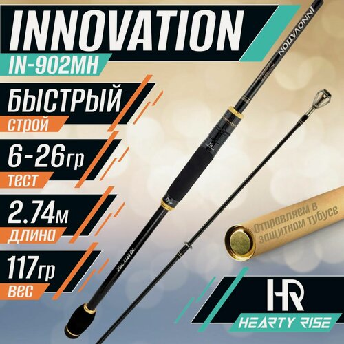 Изображение товара Спиннинг для рыбалки Hearty Rise INNOVATION IN-902MH 274 см, тест 6-26 гр