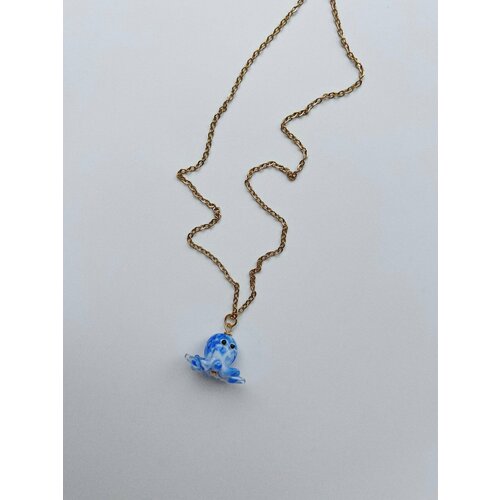 Колье Daily Daisy, длина 55 см, голубой