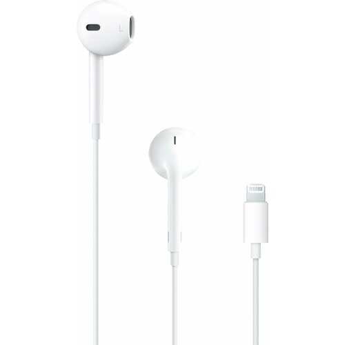 Проводные наушники Apple EarPods Lightning белый оригинал 2000₽