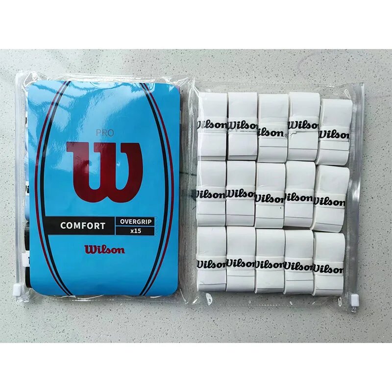 Wilson W-L-001 Ручки для теннисных ракеток 15 шт. White-15