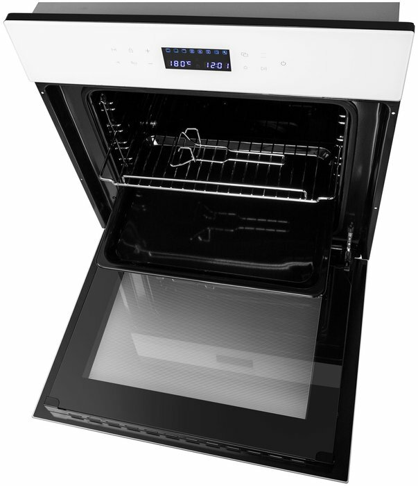 духовка электрическая MAUNFELD EOEC.566TW 10 режимов белый - фото №7