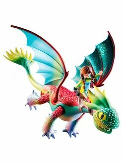Конструктор Playmobil Dragons 71083 Перья и Алекс девяти миров — фото 1