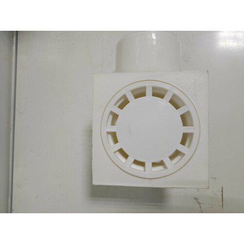 Трап d=110 мм, универсальный, горизонтальный, пластиковый белый Пластфитинг