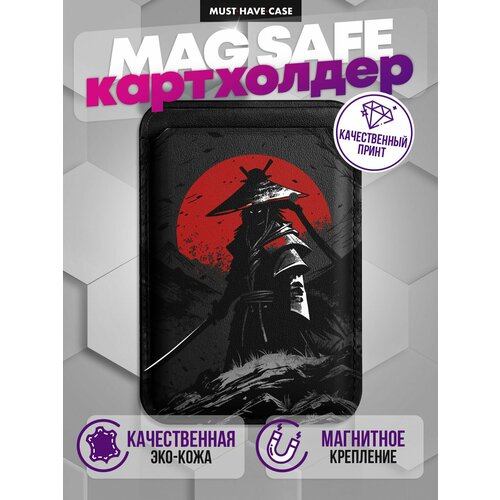 Картхолдер на iPhone MagSafe Wallet магнитный с принтом
