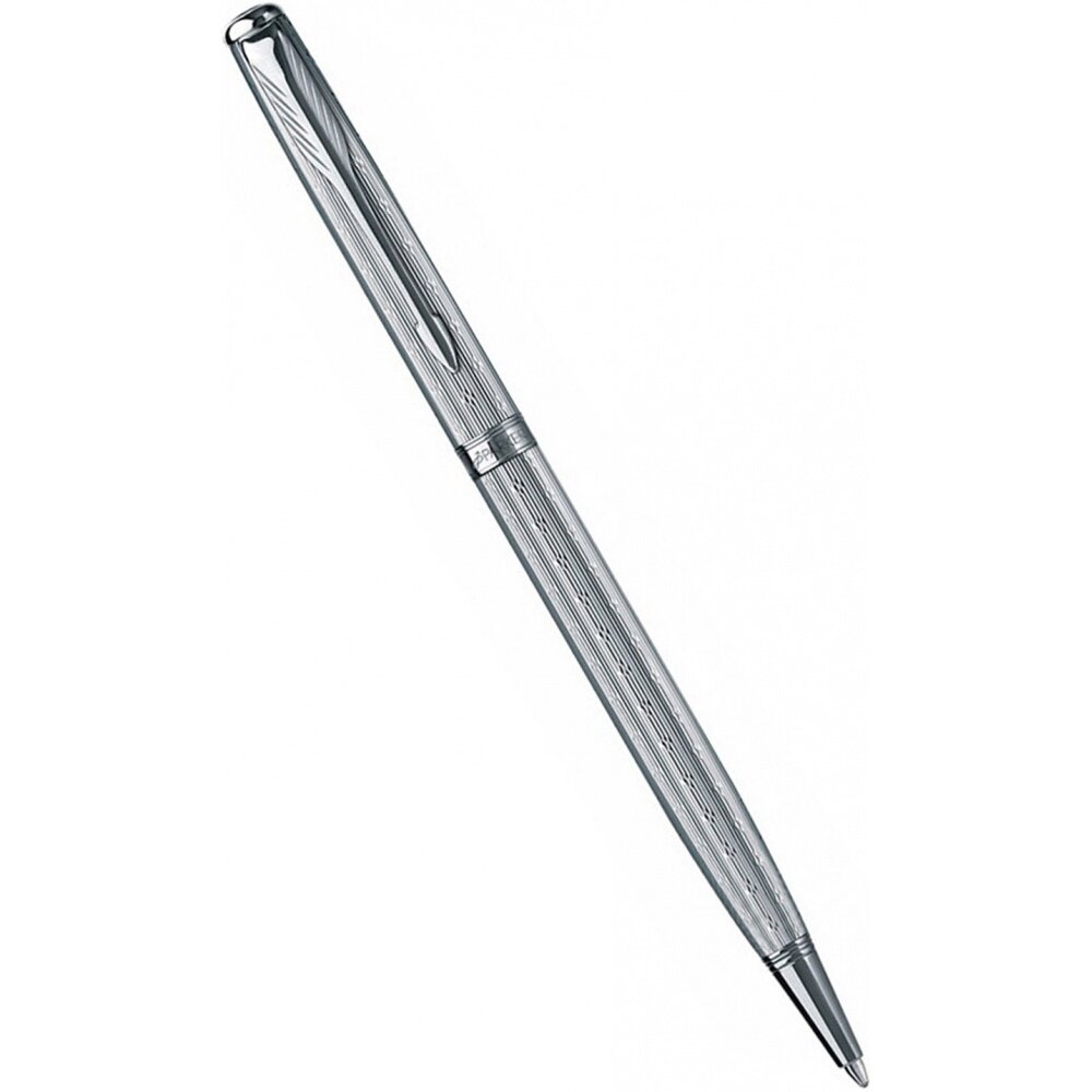 Parker R0789040 Шариковая ручка parker sonnet slim chiselled k432, silvery ct