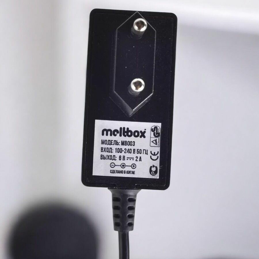 Изображение Сетевой адаптер для тонометров Omron, Bwell, 6V/2A, черный, штекер 5.5х2.1