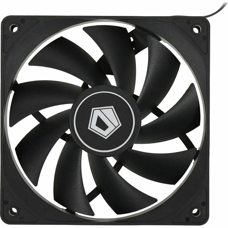 Вентилятор ID-Cooling FL-12025K 120x120mm черный 3-pin 21dB 145gr Ret, 2134781