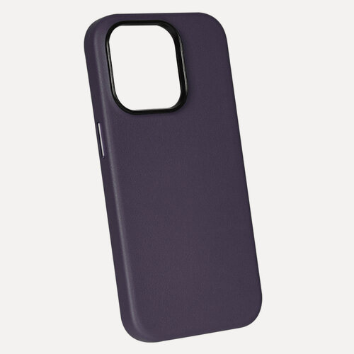 Изображение товара Чехол с MagSafe для iPhone 15 Pro MAG NOBLE COLLECTION кожаный Soft touch — Фиолетовый
