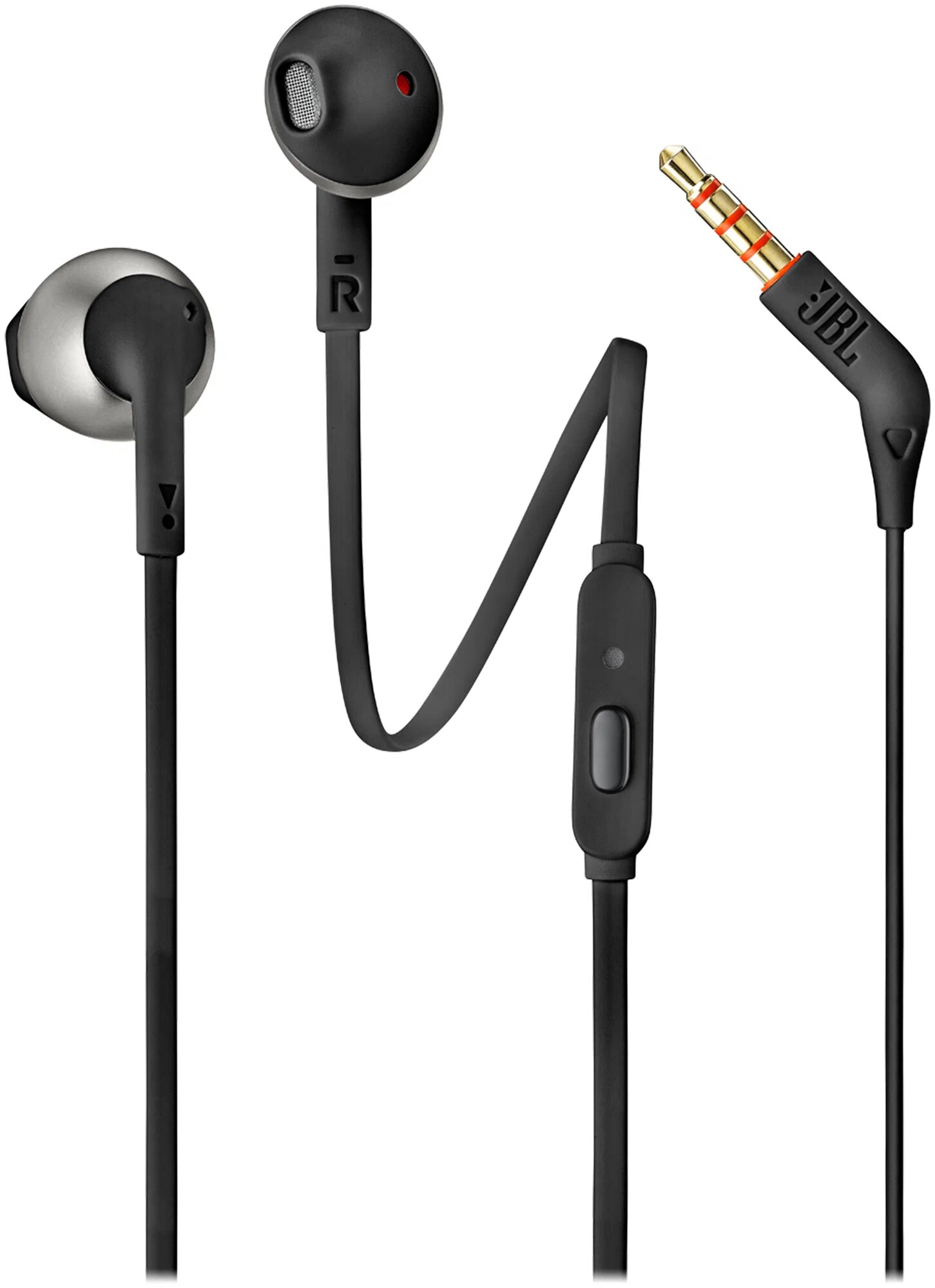Наушники проводные JBL Tune 205, чёрный (JBLT205CRM)