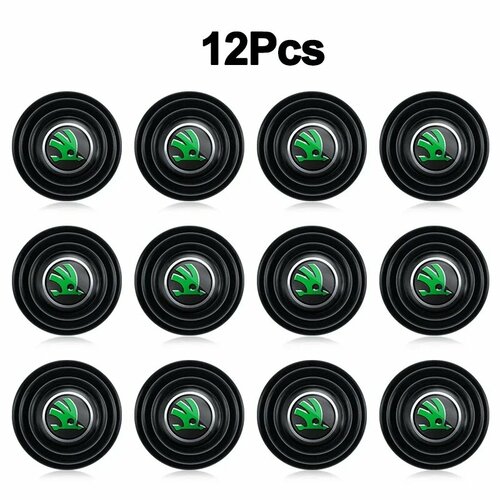 4 шт противоударная накладка на дверь автомобиля противошумная буферная прокладка салон автомобиля для Skoda Fabia Yeti Superb Kodiaq Octavia Enyaq Rapid Kamiq 12Pcs 659₽