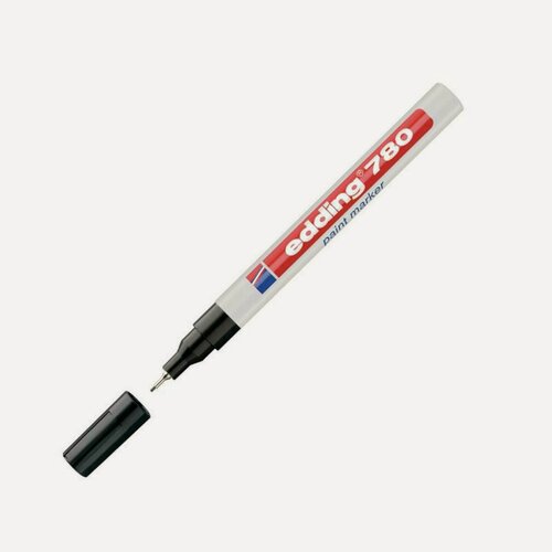 Изображение товара Маркер-краска Edding E-780 (0.8мм, черный) алюминий (E-780/1), 1шт.