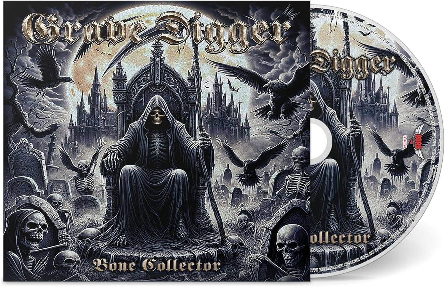 Grave Digger - Bone Collector (CD) 2024, Rock Of Angels, Digipack, Музыкальный диск