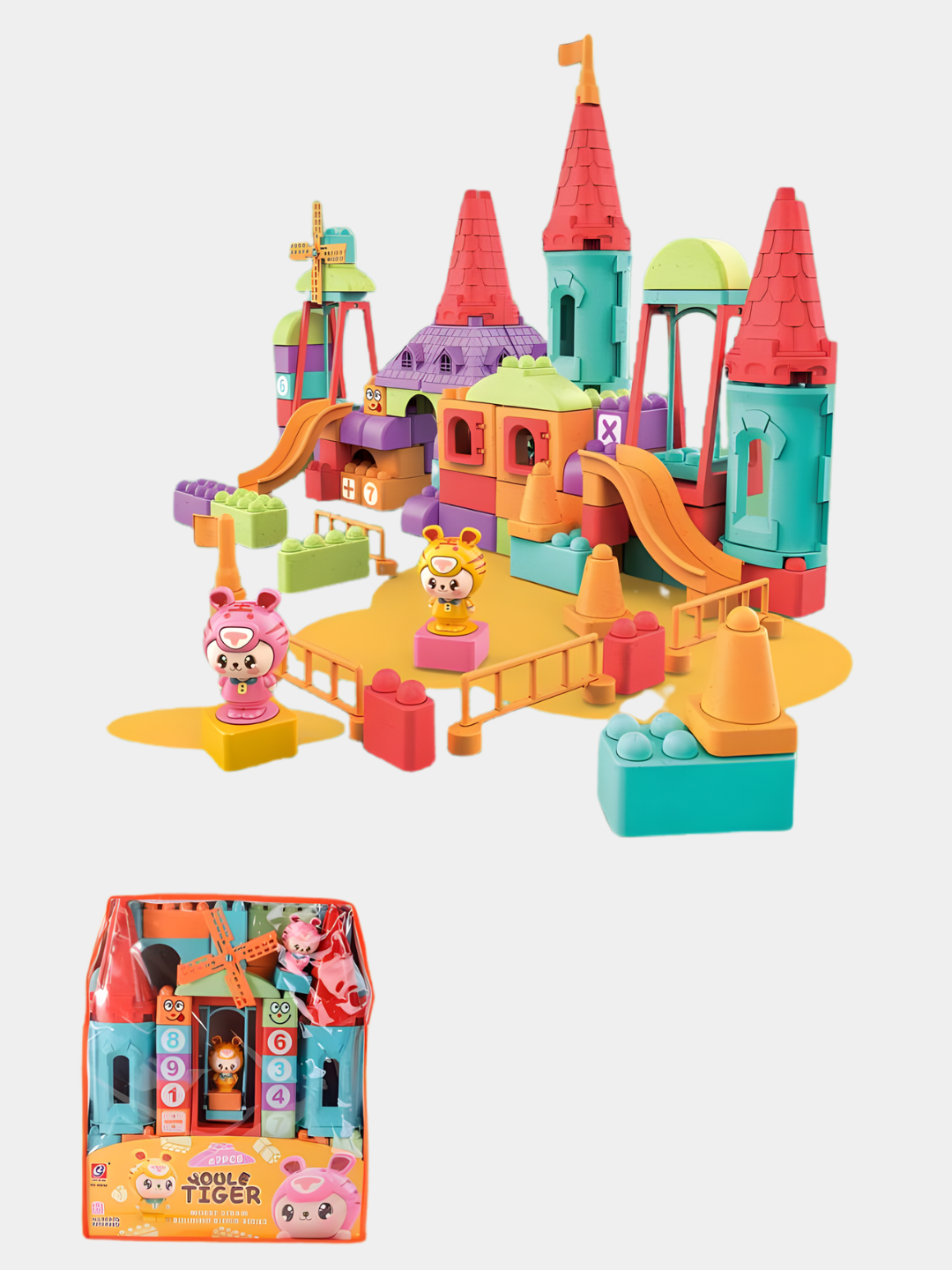 Детский конструктор пластиковый, Лего для детей, лего брикс, конструктор — фото 1