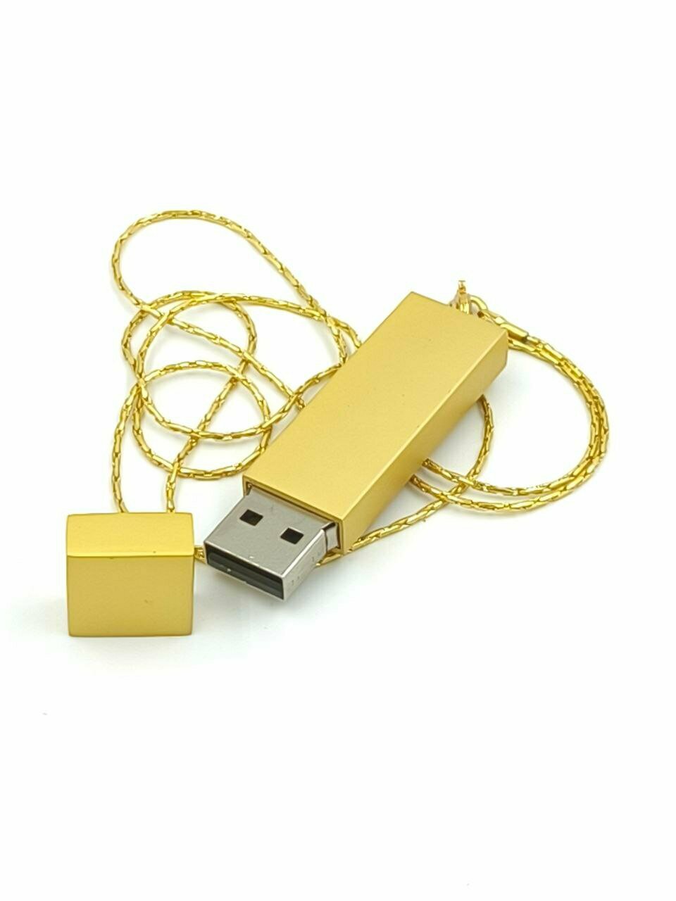 USB Флешка подвеска золото на цепочке 16GB — фото 1