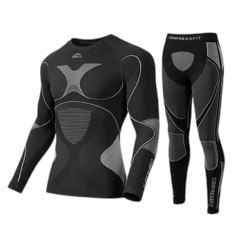 Нижнее белье для мотоцикла мужские брюки из джерси женский гоночный костюм теплая одежда для катания на лыжах мото тонкая одежда для мотоциклистов быстросохнущая одежда Roupa de Moto Черный l grey-male