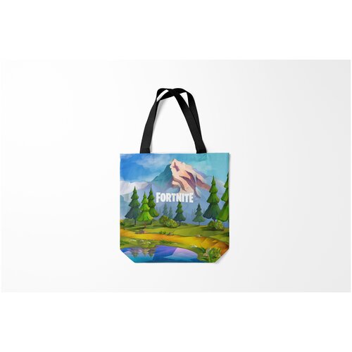фото Сумка-шоппер / 40х40 см / геймерам / fortnite burnettie