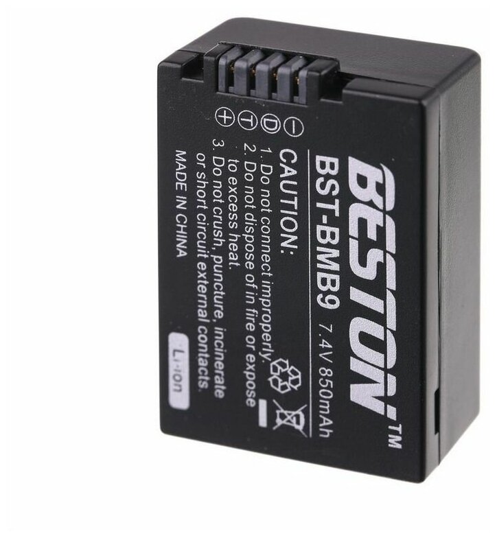 Аккумулятор для фотоаппаратов BESTON Panasonic BST-DMW-BMB9-H, 7.4 В, 850 мАч
