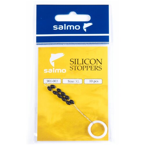 стопоры силиконовые salmo р 002l 10шт Стопоры силиконовые Salmo р.003XL 10шт.