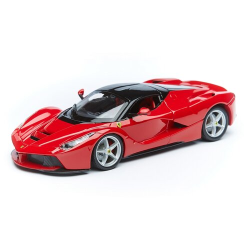 Легковой автомобиль Bburago Ferrari LaFerrari (18-26001) 1:24, 19.5 см, красный bburago 1 18 ferrari laferrari simulation alloy car model collect gifts toy