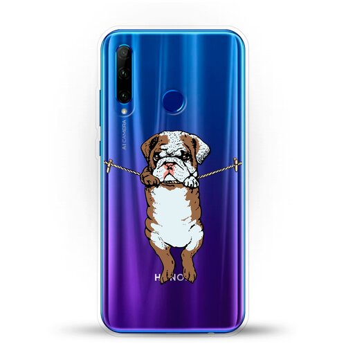 фото Силиконовый чехол бульдог на honor 10i andy & paul