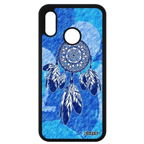 фото Защитный чехол на телефон // huawei p20 lite // "ловец снов" индейский оберег, utaupia, голубой