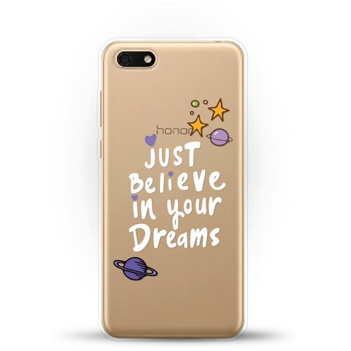 фото Силиконовый чехол just believe на huawei y5 lite (2018) andy & paul