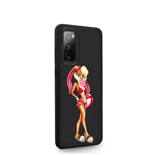 фото Черный силиконовый чехол musthavecase для samsung galaxy s20 fe зайка летнее настроение для самсунг галакси с20 фе противоударный