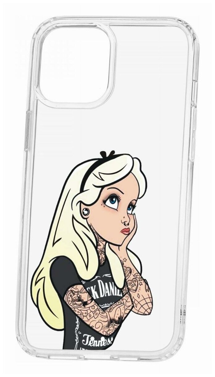 Чехол для iPhone 12 Pro Max Kruche Print Tattoo Girl, противоударная пластиковая накладка с рисунком, защитный силиконовый бампер с защитой камеры