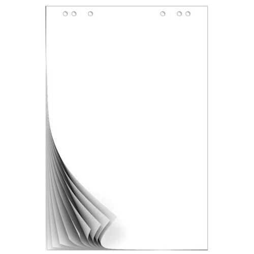 Блок бумаги для флипчарта Attache (675x980мм, 80г/м2, белый, 10 листов) 1 уп.