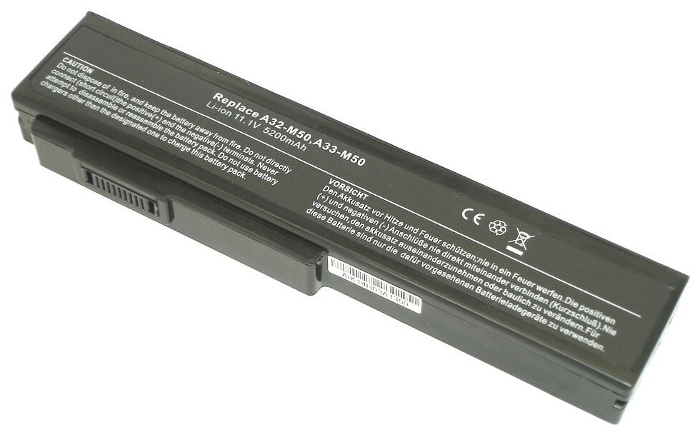 Аккумулятор для ноутбука Asus A32-M50 A32-N61 A32-X64 A33-M50 11,1V 5200mAh код mb009188