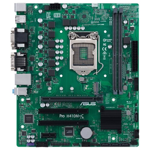 Asus PRO H410m-c/csm-si (rtl) LGA1200 (h410) Pci-e Dsub+DVI+HDMI GbLAN Sata MicroATX 2DDR4 .