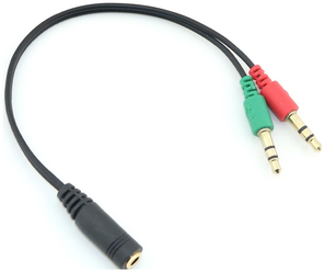 Адаптер PALMEXX Audio Jack 3.5mm (F) - 2*Jack 3.5mm (M)