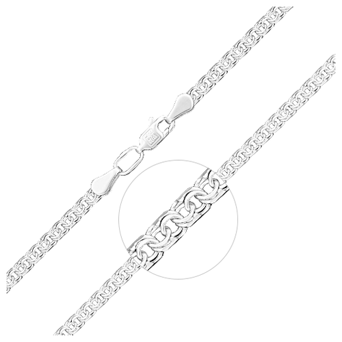 PLATINA jewelry Браслет из белого золота без камней 22-2716-060-1120-19, размер 20