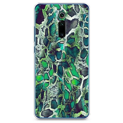 фото Силиконовый чехол "зеленая кожа змеи" на xiaomi mi 9t / сяоми ми 9т case place