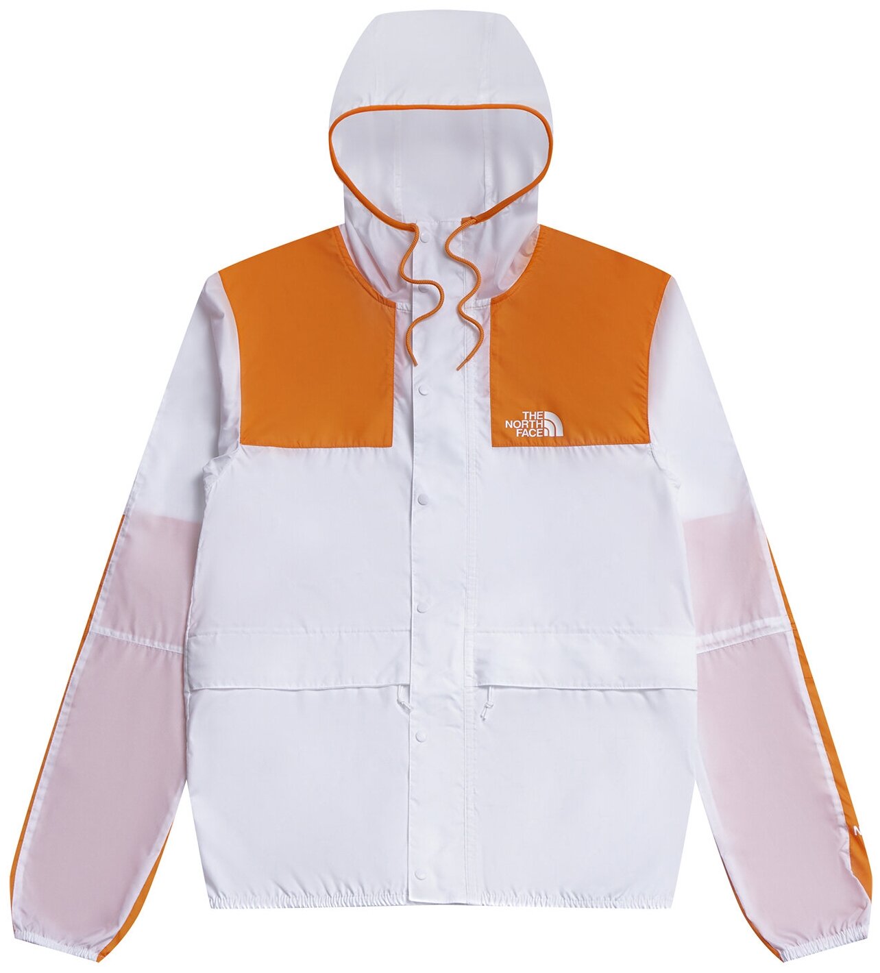 Куртка ветровка The North Face 1985 Seasonal Mountain Jacket TNF White/Flame Orange, 