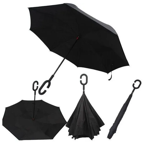 Зонт наоборот Черный