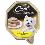 Cesar влажный корм для взрослых собак в форме паштета из курицы и индейки - 150 г - изображение