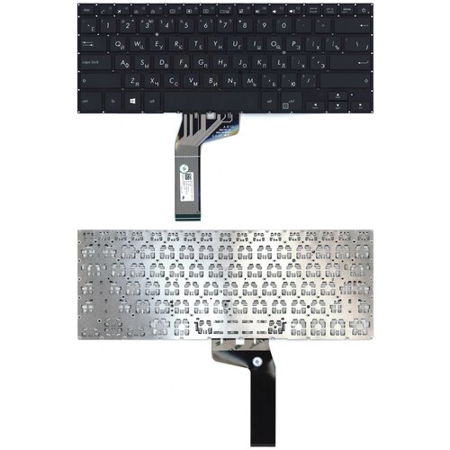 Клавиатура для ноутбука Asus vivobook S14 X411UF черная с подсветкой 1594₽