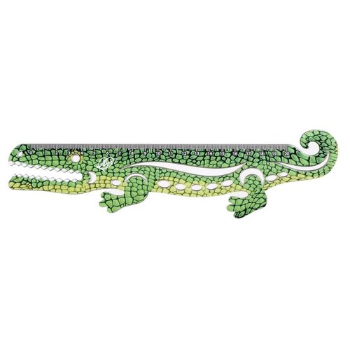 Луч Линейка Крокодил 20 см, 32С 2107-08, зеленый