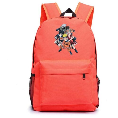 Рюкзак с героями аниме Наруто оранжевый №1 контейнер альтернатива 44 котёнка 15 л 15 л 39х26 5х21 см оранжевый