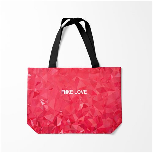 фото Сумка-шоппер / 46х35 см / k pop / bts fake love burnettie