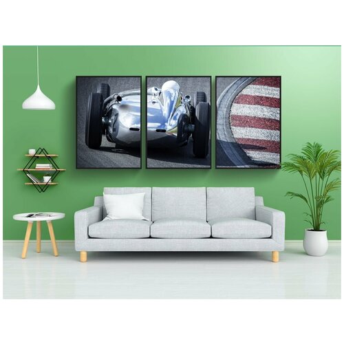 фото Набор модулных постеров для интерьера "быстрый, скорость, гонки" 60x90 см. в тубусе, без рамки lotsprints