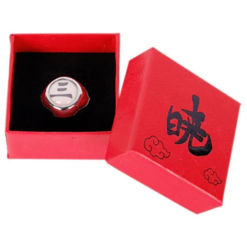 Кольцо Наруто Акацуки / Хидан кольцо из металла в подарочной упаковке