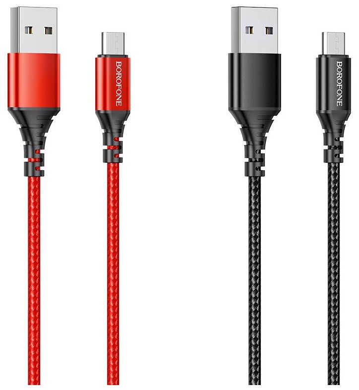 Кабель USB MicroUSB Borofone BX54 <черный>